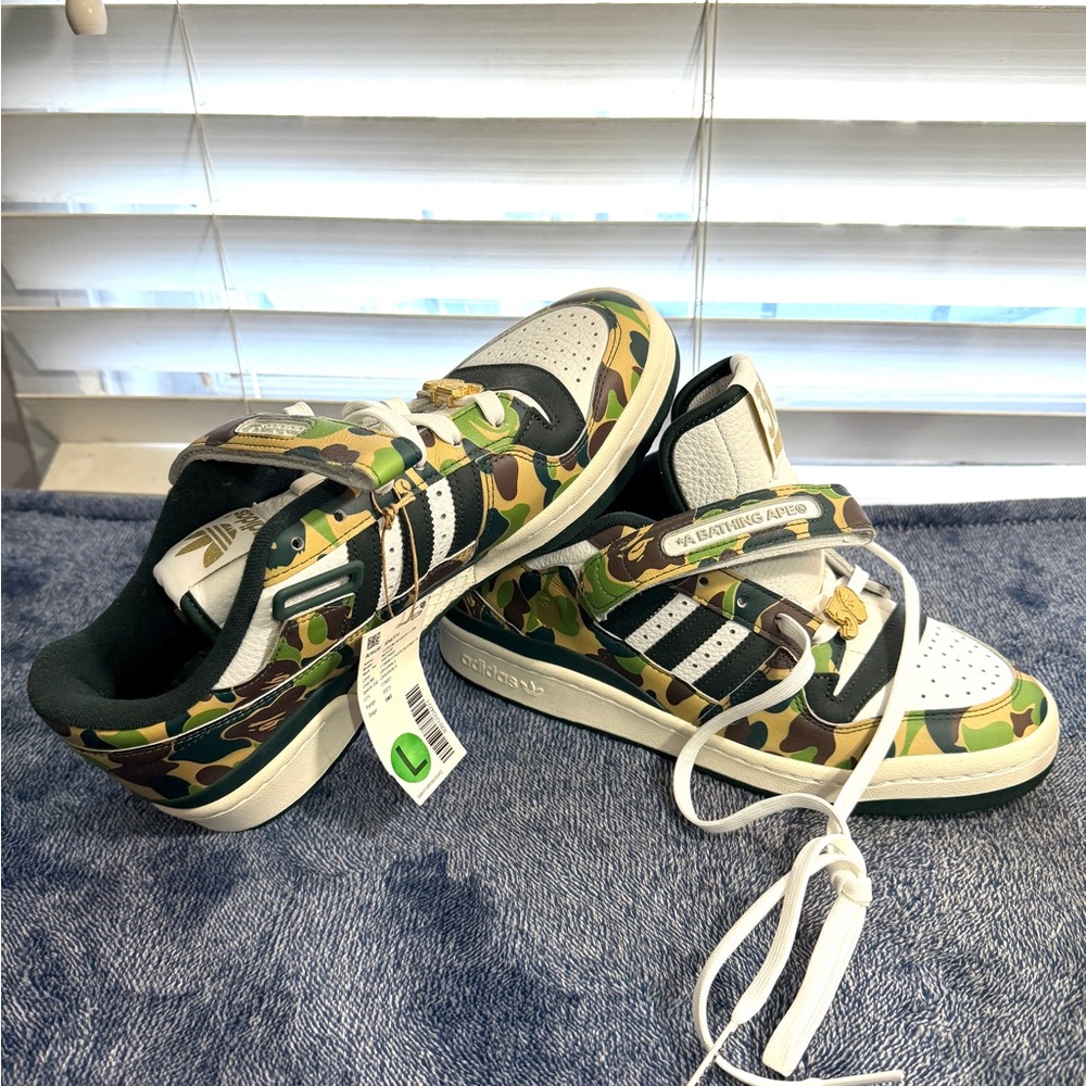 Bape Adidas Sample Forum Lo Sz 9 NWT